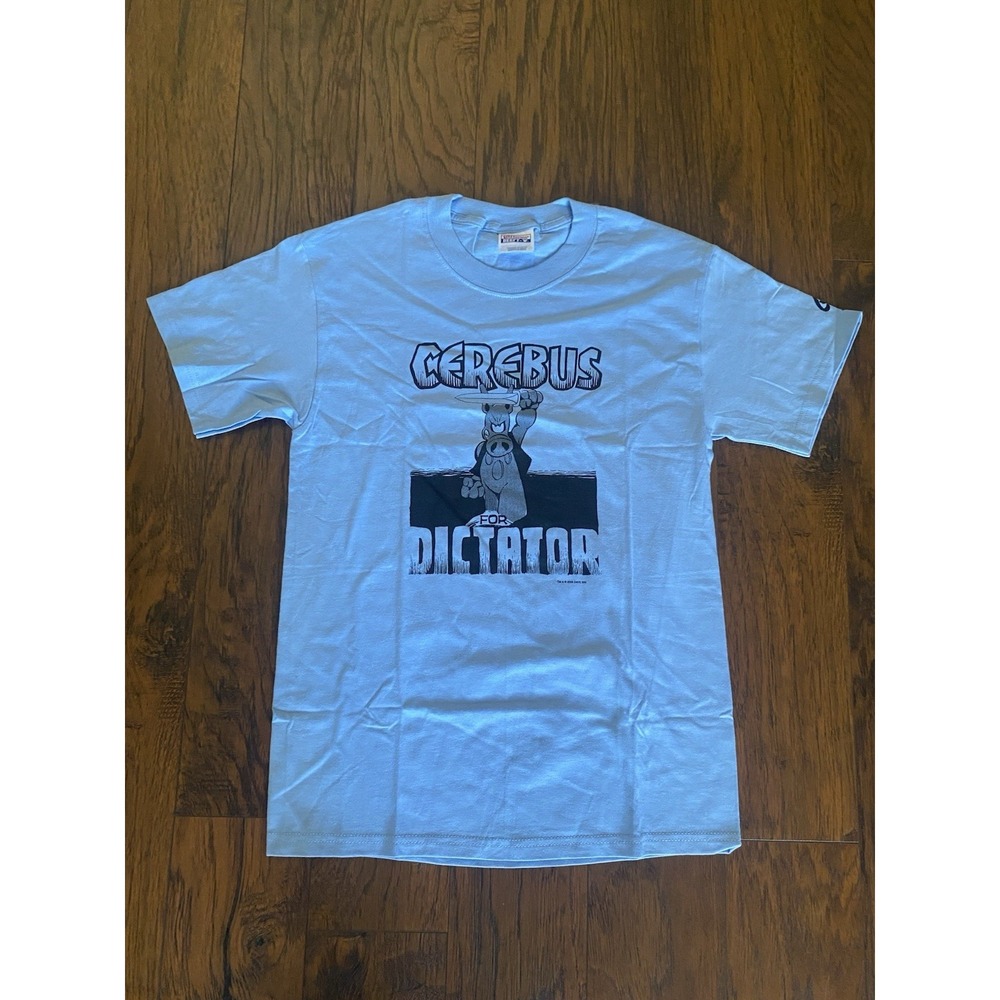 Vtg CEREBUS the Aardvark Dictator T-Shirt by Graphitti Designs Comic Book NOS